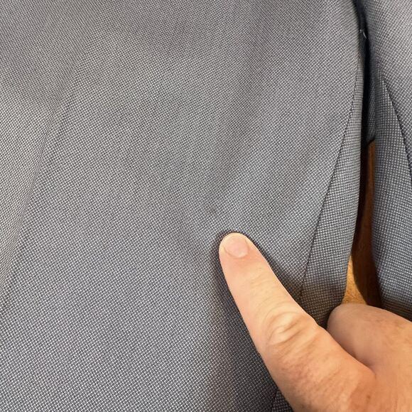 Louis Raphael Luxe Pants Mens 36x30 Wool Blend Slim Fit Dress Trousers Classic - Picture 2 of 11